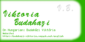 viktoria budahazi business card
